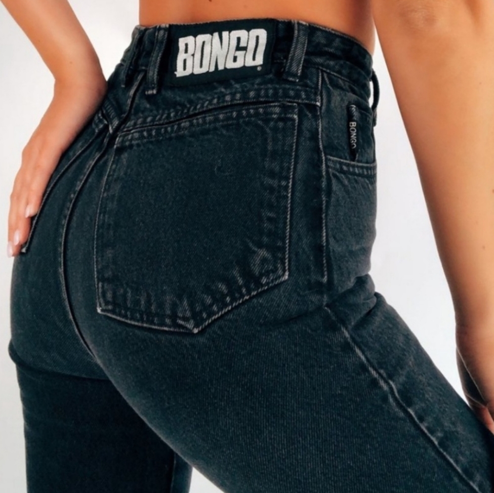 Vintage Bongo Black Button Fly Highrise Jeans 🖤